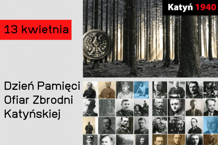 Dzień Pamięci Ofiar Zbrodni Katyńskiej - grafika ilustracyjna