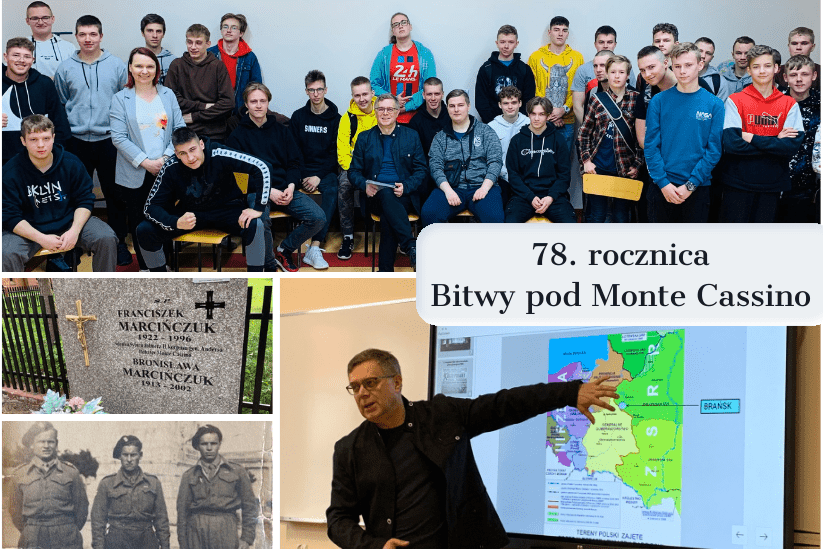 Uczniowie ZSM-E w Ełku uczcili pamięć bohaterów spod Monte Cassino