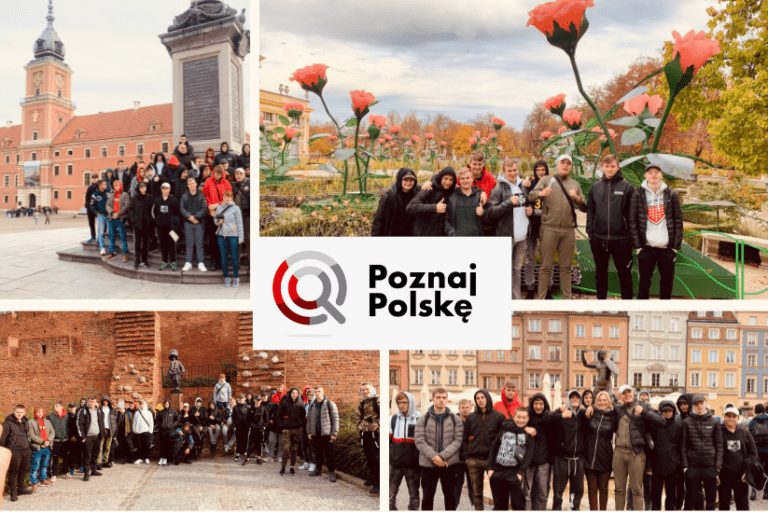 Fotorelacja z wycieczki uczniów klas 3s, 2o i 2s do Warszawy zrealizowanej w ramach programu pn. "Poznaj Polskę"