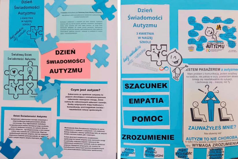 Plakaty z okazji Dnia Świadomości Autyzmu
